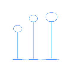 Furniture Floor Lamps Glo Ball F1 F2 F3 Floor Lamps Silhouette Cutting Svg Files, Free Vectors File